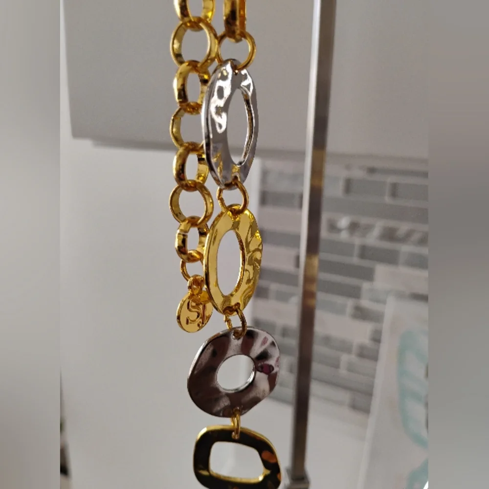 NEW Sassy Jones Set - Necklace, Hoops, Cuff, Bangles (X4) - Picture 9 of 13